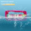 Chenille Letter Clear Makeup Bags Stuff Pouch, Preppy Patch Makeup Bag with Zipper, Transparent PVC & Nylon Waterproof Portable Glitter Cosmetic Bag Travel Toiletry Storage for Women view 2