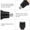 GIENEX Professional Nose Ear Hair Trimmer for Men Women, Electric Nostril Nasal Hair Clippers Trimmers, Waterproof, Mute Motor, Wet/Dry, Professional Painless Eyebrow and Facial Hair Trimmer, Chargeab view 3