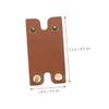 minkissy 15pcs Leather Protecting Sleeve Travel Cover for Men Shaver Bag Compact for Storage view 2