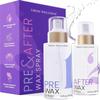 Tress Wellness Pre-Wax Cleanser, Spray and Treatment, After-Wax Oil and Care, Skin Wax Remover view 1