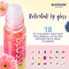 Blossom Scented Roll on Lip Gloss and Juicy Jelly Moisturizing Lip Care Nourishing Lip Oil, 2 Pack, Watermelon view 2