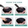 BLACK Hair Fibers for Thinning Hair 27.5g Bottle | Undetectable & Natural Keratin Hair Fibers Concealer for Hair Loss for Men and Women | Hair Building Fibres Powder [BLACK] view 4