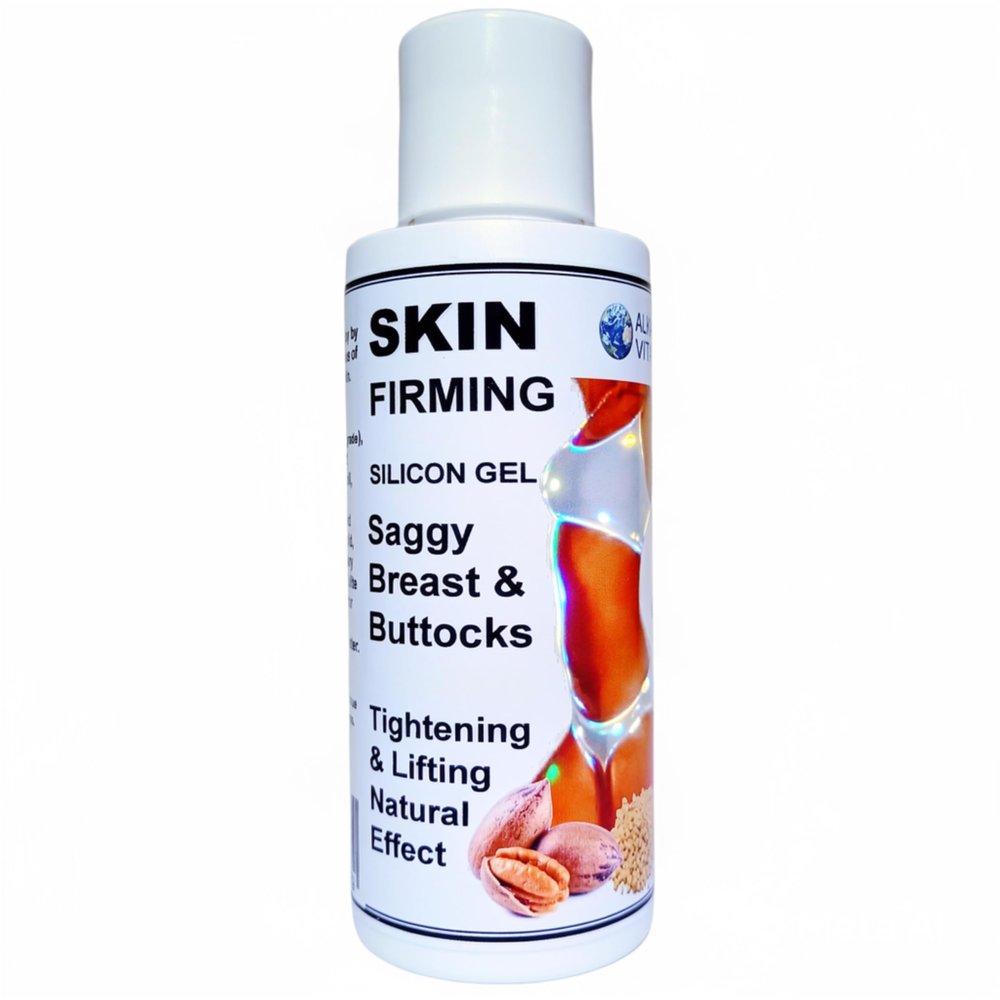 ALKA VITA Skin Firming Silicon & Pecan Bark Oil Topical Gel Sagging Breasts Buttocks Cellulite Natural Ingredients