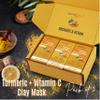 DERMAXGEN Turmeric Face Mask - Pure Organic Acne Treatment + Boosts Circulation + Anti-aging For Dull And Dry Skin Care- Set Of 3 view 3