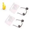 TorSor 5 Pack Hair Clippers Tension Spring Cam follower Fixing Swing Head Guide Block Plastic Tongue Motor Eccentric Shaft Wheel Fit for WahL Magic Clip 8148/8504/8591/1919 Repair Replacement view 1