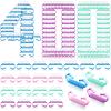 Bokon 400 Pcs Handle Grip Nail Brush Bulk Nail Scrub Brush Nail Brush for Toes and Nails Cleaner, Pedicure Scrubbing tool kit for Men and Women(Multicolor) view 1