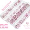 qiipii 24 Styles Light Pink Nail Rhinestones Crystals Multi Shapes Flatback Gems Round Beads K9 Glass Stones Diamonds Jewels Nail Art Charms Supplies for Nails Face Eyes Makeup Crafts DIY Tumblers view 2