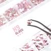 qiipii 24 Styles Light Pink Nail Rhinestones Crystals Multi Shapes Flatback Gems Round Beads K9 Glass Stones Diamonds Jewels Nail Art Charms Supplies for Nails Face Eyes Makeup Crafts DIY Tumblers view 4