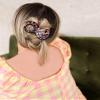 5PCS Rhinestone French Hair Clips for Women Thick Hair No Slip Curved Claw Clips Strong Hold Flat Hair Clip (Curved(Medium,3.54")) view 4