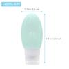 FOMIYES 4pcs Travel Bottles Squeezable Toiletries Containers for Shampoo Conditioner Lotion Leak Travel Bottles view 3