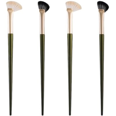 LALAFINA 4 Pcs Nose Contour Brush Eyeshadow Brush Nose Highlighting Eye Shadow Blending Brush for Face Eyebrow Eyes