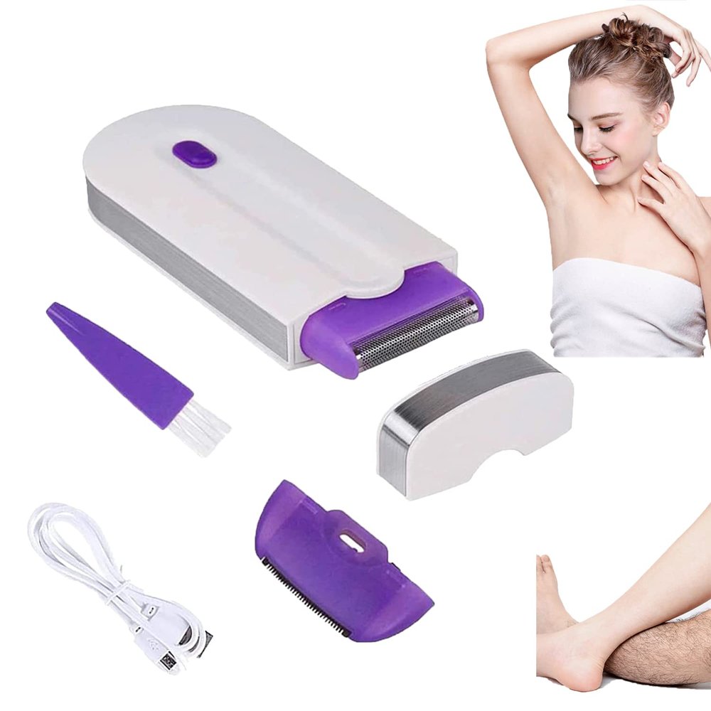 Newplum Shaver,Newplum Hair Removal-Sillky Smoth Hair Eraser for Women, Baldbaddie Unisex Hair Eraser, Light Technology Hair Remove, Sillky Smoth Painless Hair Removal,For Any Part of the Body (1pc)