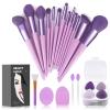Koccido Makeup Brushes 22 Pcs Makeup Kit,Foundation Brush Eyeshadow Brush Make up Brushes Set (Purple, 22 Piece Set Large) view 1