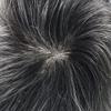 Healthlif Mens Toupee Human Hair 64 Colors Transparent Poly Skin Hair Pieces For Men Non Surgical Hair Replacement System For Men Protesis Capilar Para Hombre 8X10#1B40#1B Off Black+40% Grey view 4