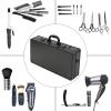 Barber Carrying Case,Portable Travel Case Professional Hair Kit Storage Organizer Suitcase Display Box with Handle and Secure NumLock Portable Luxury Barbers Tools view 4