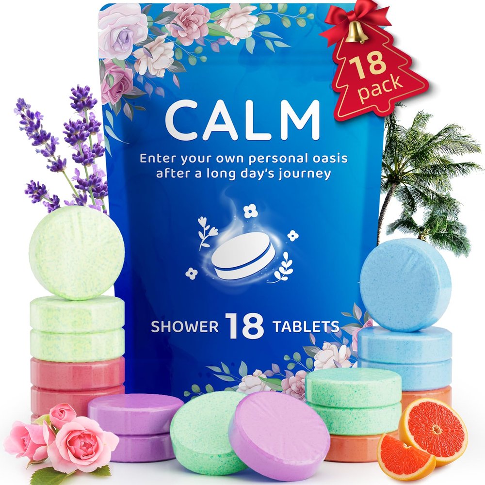 Fizzgarden 18-Pack Shower Steamers Aromatherapy, Shower Bath Bombs with Individually Wrapped, Variety Shower Tablets, Mothers Day Presents for Mom, Birthday Presents for Women, White Elephant