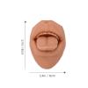 FOMIYES 1set Silicone Tongue Model for Piercing Practice Realistic Mouth Display Teaching Tool for Simulation and Training and Easy to Use view 3