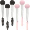 FRCOLOR 6pcs Dual Makeup Brush Sponge Eyebrow Applicator for Soft Material Sponges for Blending and Eyelash Application view 1