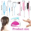 1000Pcs Elastic Clear Hair Bands, Rubber Band Cutter, Topsy Tail Styling Tools, Girls' Christmas Accessories Gift Set view 2