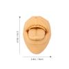 FOMIYES Silicone Fake Face Mouth Face Model Piercing Practice Training Part Piercing Set view 3
