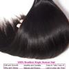 10A Straight Single Bundles Human Hair 14 Inch Brazilian Straight Human Hair 1 One Bundles 100% Unprocessed Virgin Hair Weave Natural Black Color view 4