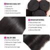 10A Straight Single Bundles Human Hair 18 Inch Brazilian Straight Human Hair 1 One Bundles 100% Unprocessed Virgin Hair Weave Natural Black Color view 2