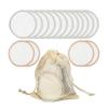 jojomis 16Pc Cotton Reusable Make Up Remover Pad Facial Cleanser Pad Set Washable - 19x15cm, 01 view 2