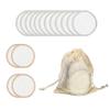 jojomis 16Pc Cotton Reusable Make Up Remover Pad Facial Cleanser Pad Set Washable - 19x15cm, 01 view 4