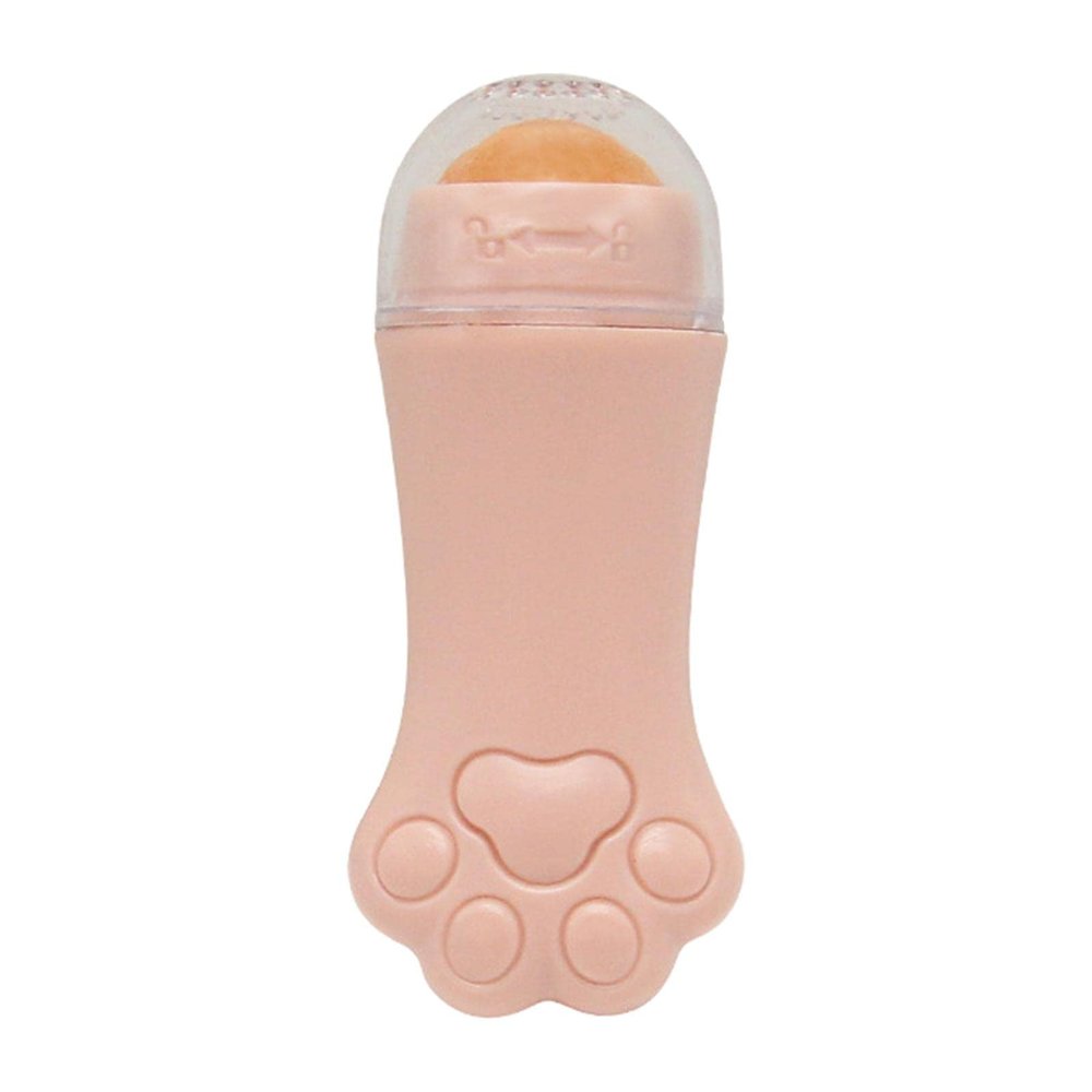 jojomis Oil-Absorbing Volcanic Face Roller Oil Remover Friendly Volcanic Stone Roller for Makeup Acne Prone Skin Facial Oil Control Oily Skin - Pink