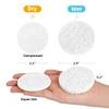 60-Count Compressed Facial Sponges|100% Natural Kickleen Cellulose Cosmetic Spa Sponges for Daily Facial Cleansing|Makeup and Mask Removal | Exfoliating | Skin Massage | Pore Exfoliation(White) view 4