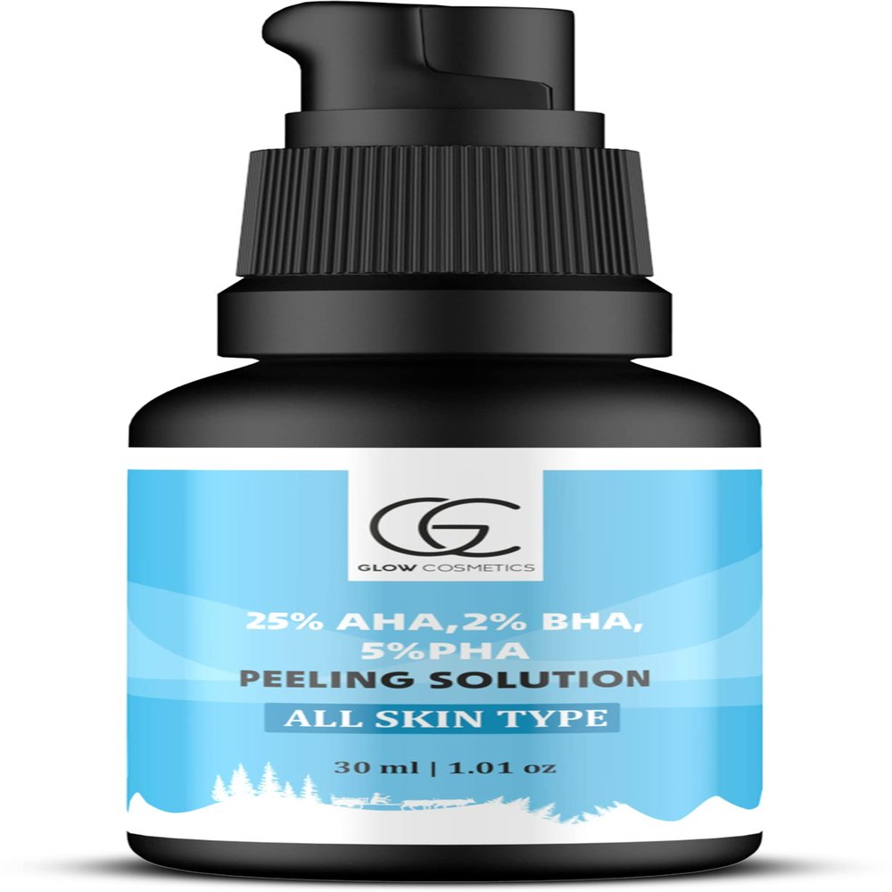 25% AHA + 2% BHA + 5% PHA Peeling Solution for Face 10-Minute Facial Face Serum, 1.01 oz