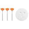 100 pcs Cotton Facial Mask Sheet Skin Care Dry Mask Paper Sheet DIY Cosmetic Face Skin Care Mask with Fan Facial Makeup for Home Travel view 1