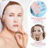 100 pcs Cotton Facial Mask Sheet Skin Care Dry Mask Paper Sheet DIY Cosmetic Face Skin Care Mask with Fan Facial Makeup for Home Travel view 4