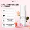 BREYLEE 100 ml Lash Shampoo for Lash Extensions, Lash Fan Dryer+Rinse Bottle+Brushes+Cotton Puff, Eyelash Extension Cleanser, Lash Bath Wash Soap Foam Cleaner for Salon and Home Use view 2