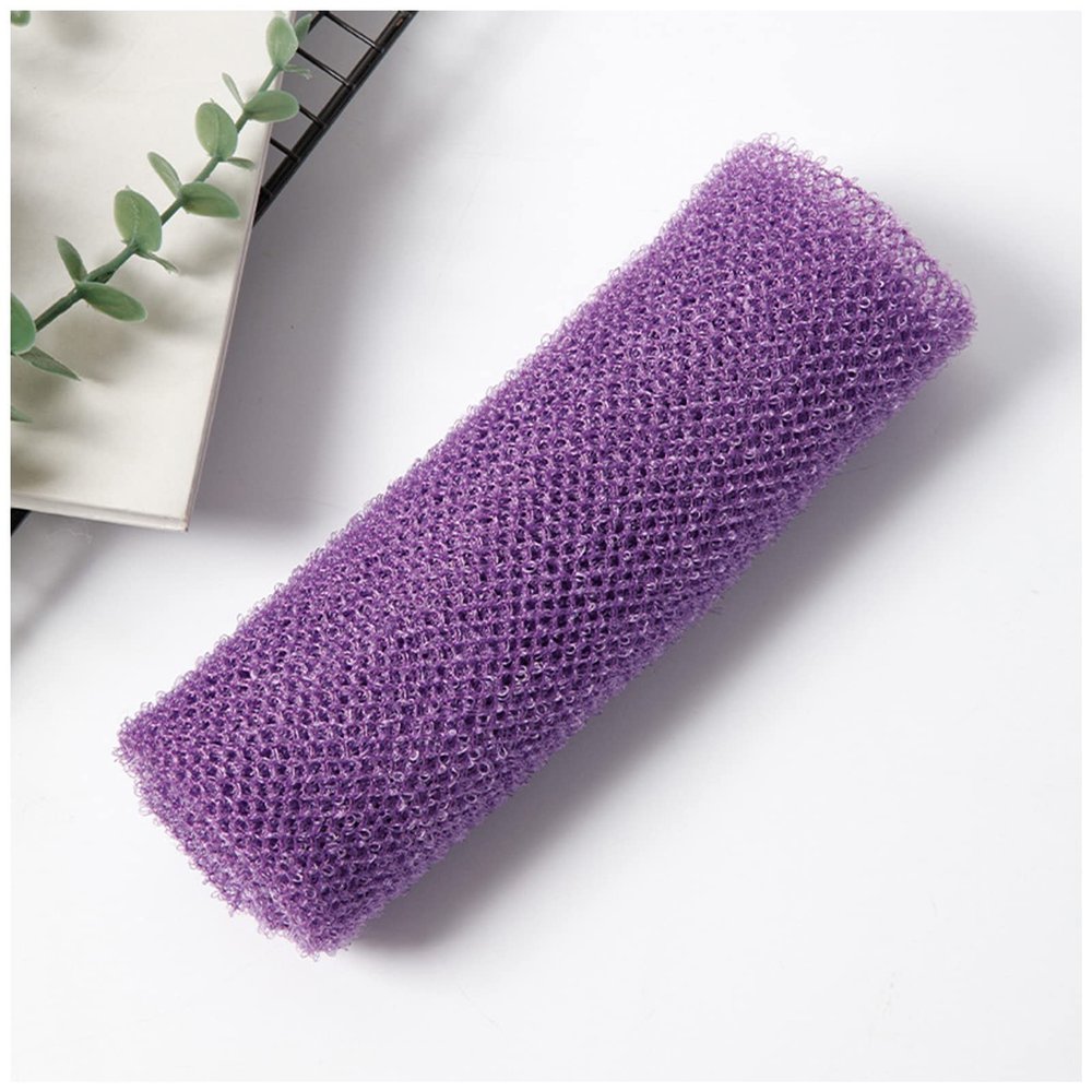 African Net Long Bath Net Sponge Shower Body Scrubber Back Scrubber Skin Smoother for Shower Body Cleaning Use