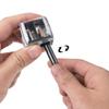 Andy's Orchids Make Up Sharpener, Dual Holes Cosmetic Pencil Eyeliner Lip Pencil Sharpener, Eye Liner Eyebrow Trimmer with Cover 5Pcs view 4