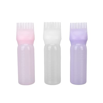 Root Comb Applicator Bottle,Root Comb Applicator Bottle for Hair Oil,3pcs Applicator Bottle for Hair Dye,Portable Hair Dye Bottle Applicator for Home Professional Hair Salon, Root comb applicator