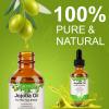 Jojoba Oil for Hair Growth, 100% Pure & Natural - Cold Pressed Unrefined Jojoba Essential Oil for Skin & Nails, Dry Skin Relief, Makeup Remover 2.02fl.oz view 2