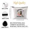 JXGZSO Doberman Dog Gifts Makeup Bag Happiness Is Doberman Kisses Gifts Doberman Lovers Owners Cosmetic Bag (Doberman Kisses B) view 2