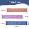 Yrarbil 3 Pieces African Net Sponge, African Exfoliating Bathing Back Scrubbers with Handles, Shower Net Body Scrubber Skin Smoother (Blue Purple Coffee) view 2