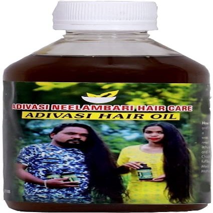 BETT Adivasi Neelambari Herbal Hair Growth Oil Natural Ayurvedic Herbal Oil Control Hair Fall Anti Dandruff Stress Relief Splits end Thickness Prevent Hair Damage 200 ml