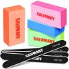 Nail Files and Buffers, Professional Manicure Tools Kit, 100/180 Grit Double Sided Emery Boards for Nails, 80/100 Grit Nail Buffer Blocks Supplies for Home Salon 8Pcs view 1