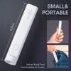mlogiroa Mini UV Nail Lamp for Gel Nails Handheld UV Light for Nails Portable Led Lamp 3W Nail Dryer for Curing Gel Polish USB Light Flashlight for Home DIY ManicureWhite view 3