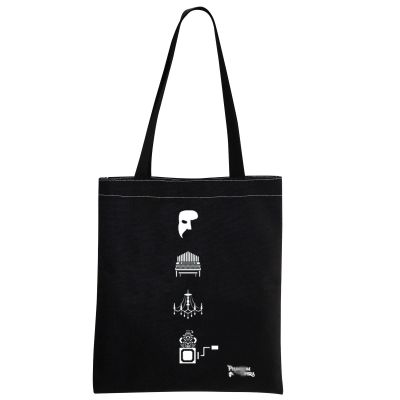 MNIGIU Musical Tote Bag Musical Inspired Gift Musical Theater Fans Gift (Phan-tom Tote)