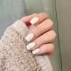 Bellelfin 240pcs Short Press on Nails Full Cover Short Square Fake Nails White Glossy Acrylic Artificial False Nail Tips with 5 Sheets Adhesive Glue Tabs for Women and Girls Fingernails Design view 3
