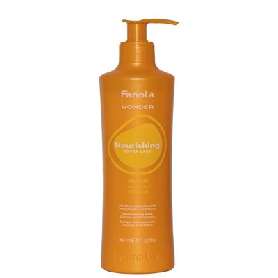 Fanola Nourishing Wonder Restructuring Hair Mask - Deep Conditioning Hair Mask & Weekly Treatment for Dry, Frizzy, Treated or Damaged Strands - Hydrating & Moisturizing Weekly Formula (11.83 oz)
