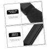 LALAFINA 100pcs Double-ended Sponge Eyeshadow Applicators Soft Makeup Brush for Home Use Durable and Lightweight Beauty Tools Black view 2