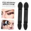 LALAFINA 100pcs Double-ended Sponge Eyeshadow Applicators Soft Makeup Brush for Home Use Durable and Lightweight Beauty Tools Black view 3