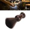 Shaving Brush, Portable Men Shave Brush Soft Nylon Shaving Brush with Wood Handle view 2