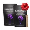 KoluaWax Hard Wax Beads for Hair Removal  Coarse Hair Formula  Face, Brazilian, Underarms, Back Chest, Bikini Waxing  Lavender Bliss, 1lb Refill for Wax Warmers & 10 Large Applicator Sticks, 2 Pack view 1